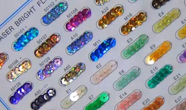 Types Of Sequins Decoration And Sewing Tutorials Corset Academy